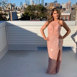 Rose Gold Evening/Prom dress